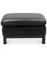 Фото #7 товара Virton 24" Leather Ottoman, Created for Macy's