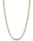 Gold-Tone Herringbone Chain 16" Collar Necklace