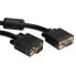 ROLINE HQ VGA Cable with Ferrite - HD15 M - HD15 F 6 m - 6 m - VGA (D-Sub) - VGA (D-Sub) - Male - Female - Black