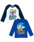 ფოტო #1 პროდუქტის Sonic the Hedgehog Tails Knuckles 2 Pack T-Shirts Toddler|Child Boys
