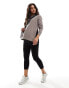 Фото #3 товара Cotton On Maternity classic stud side fleece crew sweatshirt in washed brown