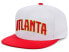 Фото #1 товара [6HSSJS19078-AHAWHRD] MENS MITCHELL & NESS NBA ATLANTA HAWKS CORE BASIC SNAPBACK