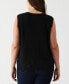 ფოტო #2 პროდუქტის Plus Size Lace Trim Sleeveless Shell Sweater