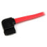 Фото #6 товара StarTech.com 18in SATA to Left Side Angle SATA Serial ATA Cable - 0.45 m - SATA III - SATA 7-pin - SATA 7-pin - Male/Male - Red