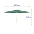 Фото #3 товара Пляжный зонт Marbueno Зеленый полиэстер Сталь Ø 270 cm