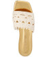 ფოტო #4 პროდუქტის Women's Tavita Slide Wood Heel Straw Flat Sandals