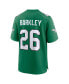 Фото #3 товара Men's Saquon Barkley Kelly Green Philadelphia Eagles Alternate Game Jersey