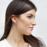 Fine silver earrings with zircons AGUC2709
