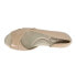 Easy Spirit Bernie Wedge Womens Beige Casual Sandals E-BERNIE-101