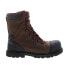 Avenger Hammer Carbon Toe Waterproof PR 8" A7555 Mens Brown Work Boots