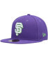 Фото #4 товара Men's Purple San Francisco Giants Lime Side Patch 59FIFTY Fitted Hat
