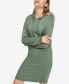 Фото #3 товара Women's Long-Sleeve Hoodie Dress