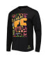 ფოტო #3 პროდუქტის Men's Black Austin FC Papel Picado Long Sleeve T-shirt