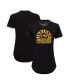 Фото #1 товара Women's Black Indiana Pacers Phoebe Super Soft Tri-Blend T-Shirt