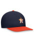 Фото #2 товара Men's Navy, Orange Houston Astros Evergreen Two-Tone Snapback Hat