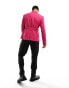 ASOS DESIGN slim belted blazer in pink