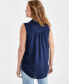 ფოტო #4 პროდუქტის Women's Sleeveless Popover Shirt, Created for Macy's