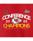 Men's Red Kansas City Chiefs 2022 AFC Champions Shadow Cast T-shirt
