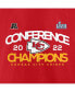 Фото #5 товара Men's Red Kansas City Chiefs 2022 AFC Champions Shadow Cast T-shirt