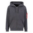 Фото #1 товара ALPHA INDUSTRIES Back Print Zip hoodie