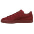 Puma Suede Classic Vd Flagship Logo Perforated Lace Up Womens Red Sneakers Casu