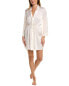 Фото #1 товара Flora Nikrooz Solid Luxe Woven Robe Women's White M