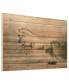 Фото #2 товара Horse Arte de Legno Digital Print on Solid Wood Wall Art, 30" x 45" x 1.5"
