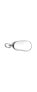 ფოტო #4 პროდუქტის Baby Shoe Bootie Charm Engravable Pendant Necklace Gift For New Mother Women CZ Polished .925 Sterling Silver