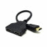 Фото #2 товара Адаптер HDMI на Двойной HDMI GEMBIRD DSP-2PH4-04 Чёрный
