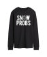 ფოტო #1 პროდუქტის Men's Snow Probs Long Sleeve T-shirt