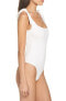 Free People 159296 Women's Tie Shoulder Flirty White Bodysuit Size Medium