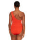 ფოტო #2 პროდუქტის Women's One-Shoulder Swimsuit