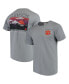 Men's Gray Clemson Tigers Comfort Colors Campus Scenery T-shirt