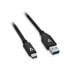 Фото #1 товара V7 USB Cable USB 2.0 A Male to USB-C Male 1m 3.3ft - Black - 1 m - USB A - USB C - USB 2.0 - Male/Male - Black