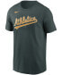 Фото #3 товара Men's Matt Chapman Green Oakland Athletics Name Number T-shirt