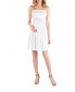 Bandeau Top Empire Waist Short Maternity Dress