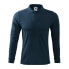Фото #2 товара Malfini Single J. LS M MLI-21102 navy blue polo shirt
