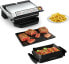 Grill elektryczny Tefal Tefal Optigrill + Snacking & Baking GC714D, contact grill (silver/black, 2000 watts)