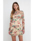 Фото #2 товара Women's Floral Embroidered Dress