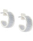 ფოტო #9 პროდუქტის Silver-Tone 3-Pc. Set Mixed Stone Daisy Earrings