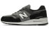 Фото #1 товара New Balance NB 997 经典休闲 低帮 跑步鞋 男女同款 灰黑色 / Кроссовки New Balance NB 997 M997CUR