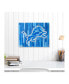 Detroit Lions 16" x 20" Embellished Giclee Print by Charlie Turano III