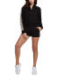 Фото #4 товара Women's Britney High Rise Logo Stripe Drawstring Shorts