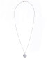 Фото #2 товара Macy's diamond 5/8 ct. t.w. Heart Locket Pendant Necklace in Sterling Silver