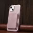 Skórzane etui iPhone 14 Plus magnetyczne z MagSafe Litchi Premium Leather Case różowy