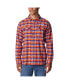 Men's Orange Clemson Tigers Flare Gun Flannel Long Sleeve Shirt