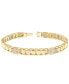 ფოტო #2 პროდუქტის Men's Diamond Cluster Watch Link Bracelet (1 ct. t.w.) in 10k Gold