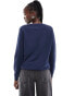 Фото #2 товара Wrangler cowboy boot print sweatshirt in navy