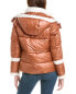 Фото #2 товара French Connection Sherpa Trim Puffer Coat Women's