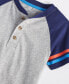 Фото #4 товара Toddler Boys Colorblocked Henley T-Shirt, Created for Macy's